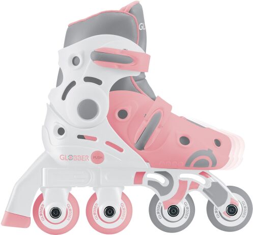 Globber Inline Skates 2 In 1 No 30-33 Pastel Pink (783-210) (6)