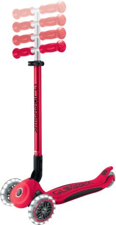 Globber Scooter Elite Lights V2 Red (439-602-3) (5)