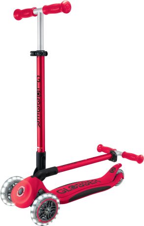 Globber Scooter Elite Lights V2 Red (439-602-3) (6)