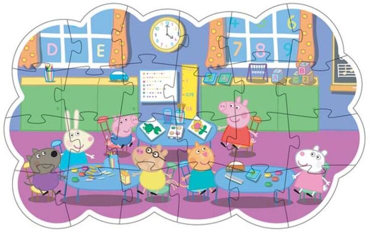 BRT Peppa Pig Deco Παζλ 24τμχ (8950) (1)