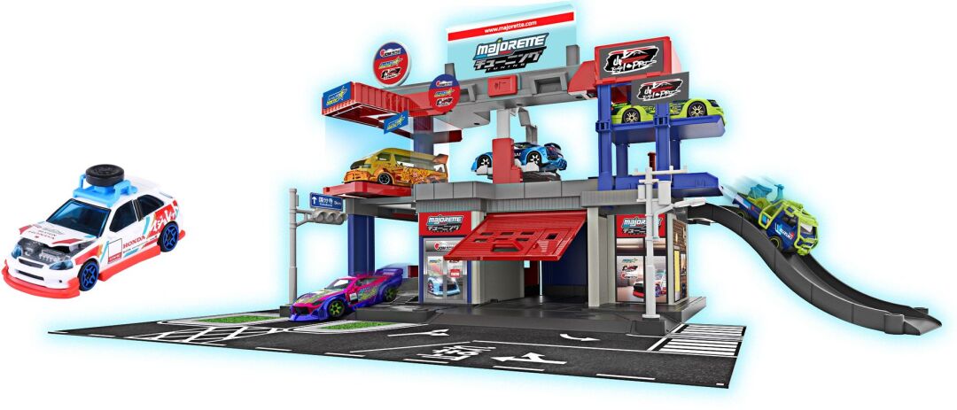 Majorette Γκαράζ-JDM Legends 2 Levels+1 Αυτοκίνητο (8504108000) (0)