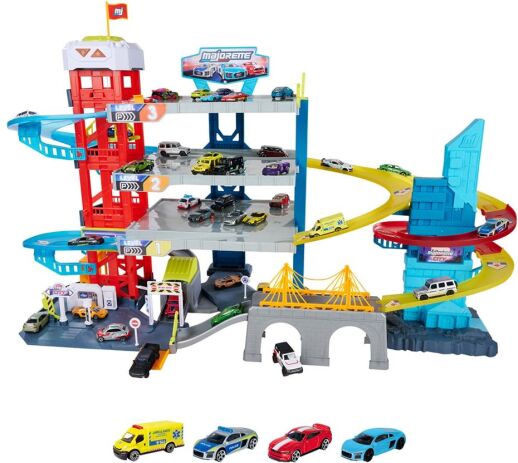 Majorette Γκαράζ Double Track 4 Levels+4 Αυτοκίνητα (8502009002) (0)