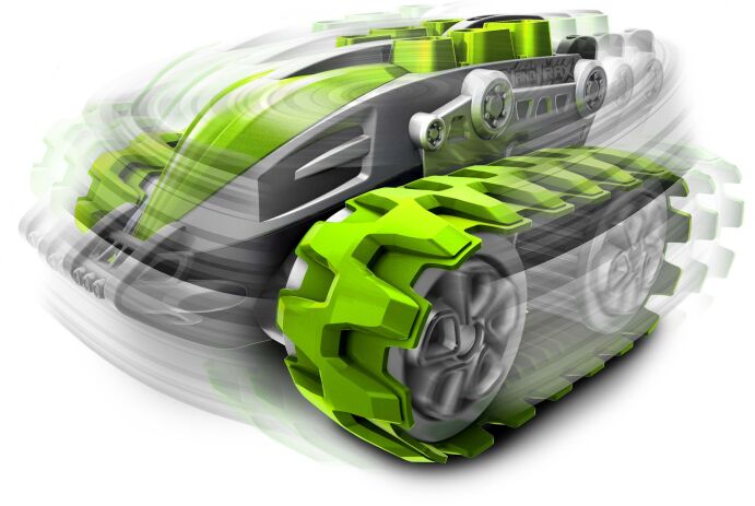 Λαμπάδα Nikko Τηλεκατευθυνόμενο 360° Nanotrax Green 2.4GHZ 1:20 (10181) (3)