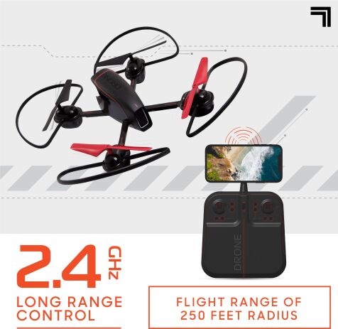 ThreeSixty Τηλεκατευθυνόμενο Drone 2.4G Mach With Camera Streaming (1212016961) (5)