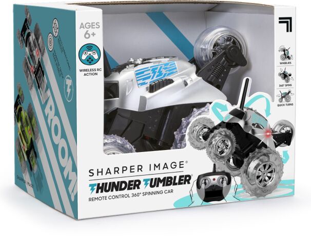 ThreeSixty Τηλεκατευθυνόμενο Όχημα 360° Spinning Thunder Tumbler Silver (1261022230) (1)