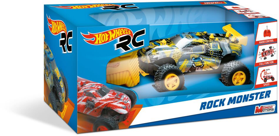 Λαμπάδα Mondo Τηλεκατευθυνόμενο Hot Wheels Rock Monster 1:24-2 Σχέδια (63339) (2)