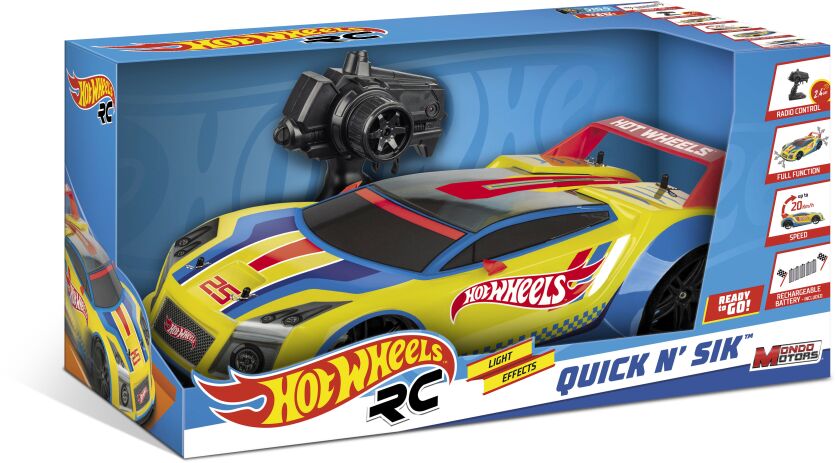 Mondo Τηλεκατευθυνόμενο Hot Wheels Quick N'Sik  2.4GHZ 1:10 (63353) (1)