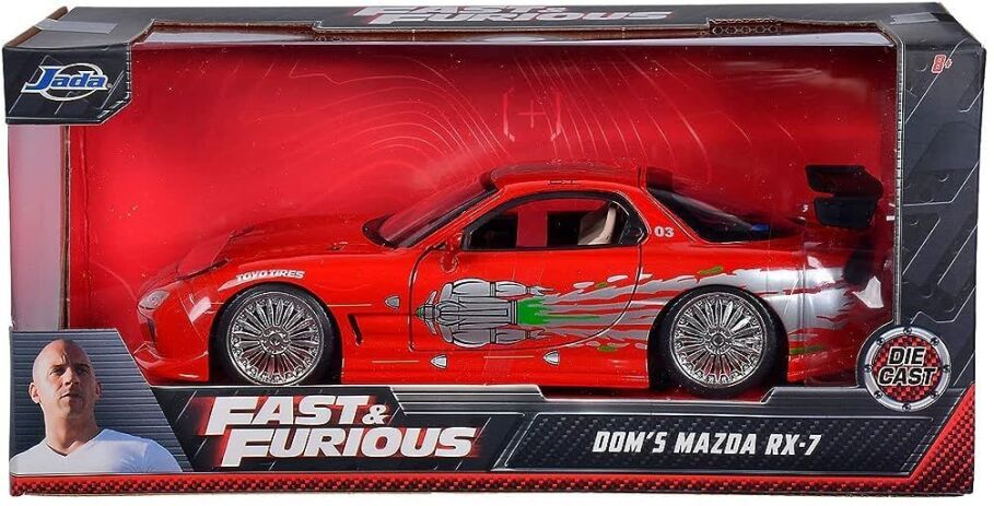 Jada Fast & Furious Όχημα 1993 Mazda RX-7 1:24 (253203033) (1)