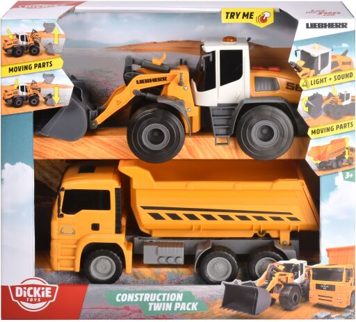 Dickie F/W Οχήματα Construction Twin Pack (203726008) (1)