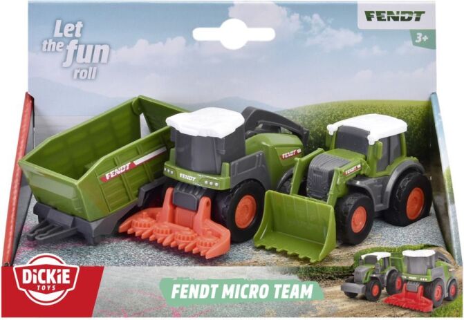 Dickie Freewheel Fendt Team Σετ Οχήματα 9cm-3 Σχέδια (203732001) (3)