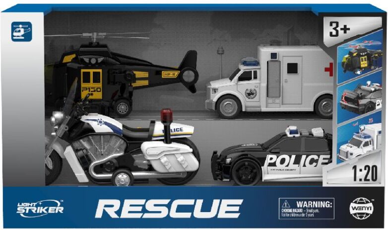 BW F/P Σετ Οχήματα Διάσωσης 4Τμχ (WY500-4) (1)