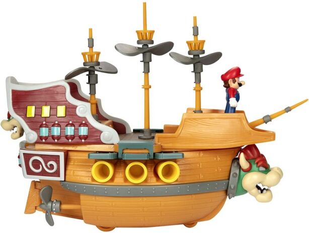 JP Nintendo Φιγούρα 2.5" Super Mario Deluxe Bowser Ship Playset (404294) (3)