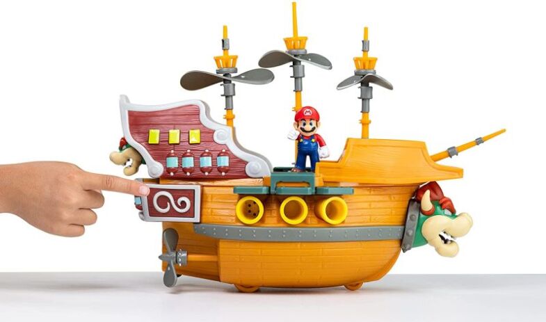 JP Nintendo Φιγούρα 2.5" Super Mario Deluxe Bowser Ship Playset (404294) (4)