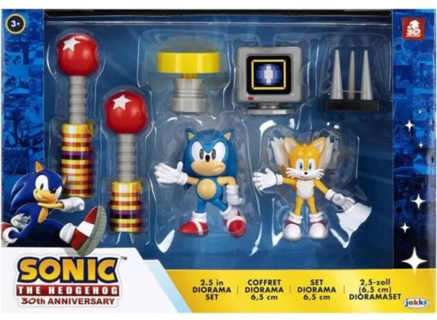 Jakks Pacific Sonic Φιγούρα 2.5" Diorama Set (409254-RF1) (1)