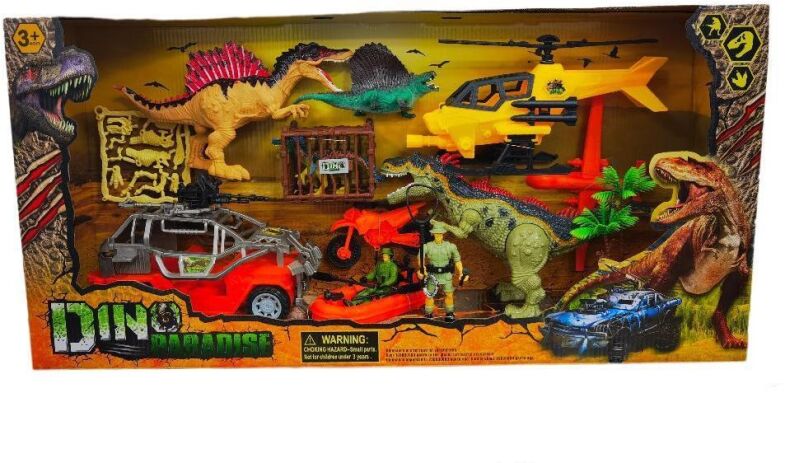 BW Σετ Μάχης Δεινοσαύρων With Sound Dino Paradise Playset (2104-3) (0)
