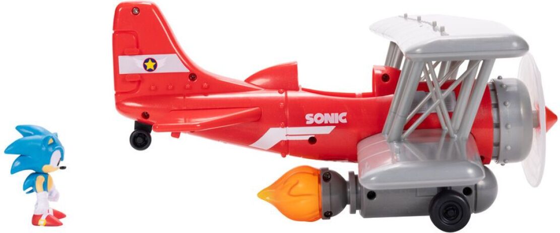 Jakks Pacific Sonic Φιγούρα 2.5'' Sonic & Tornado Biplane (423284) (4)