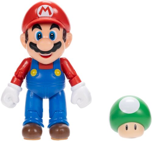 Jakks Pacific Φιγούρα 4'' Super Mario W.40-5 Σχέδια (424424-6) (0)