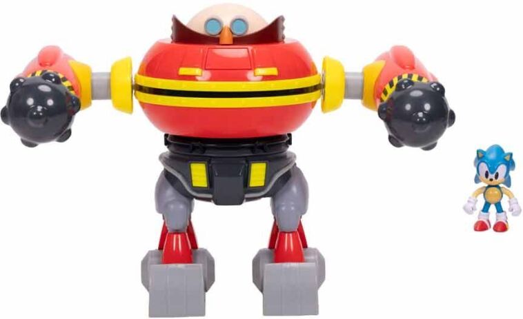 Jakks Pacific Sonic Φιγούρα 2.5'' Egg Hammer Robot Deluxe Playset (428154) (0)
