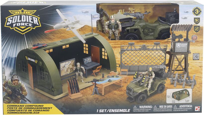 Chap Mei Soldier Force-Στρατιωτική Βάση Command Playset (545375) (1)