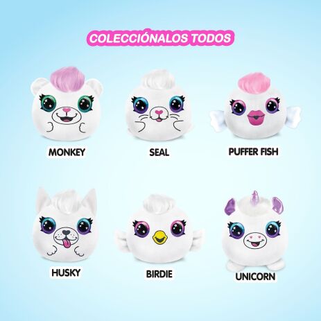 Canal Airbrush Plush Neon Mini Mystery Plush S2-6 Σχέδια-1Τμχ (AIR020) (1)