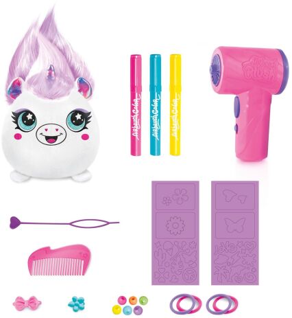 Canal Airbrush Plush Λούτρινο Hair'Iffic Squish Pals-2 Σχέδια (AIR040) (0)