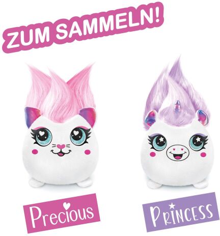 Canal Airbrush Plush Λούτρινο Hair'Iffic Squish Pals-2 Σχέδια (AIR040) (4)