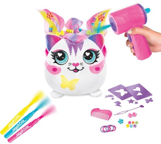 Canal Airbrush Plush Λούτρινο Hair'Iffic Squish Pals-2 Σχέδια (AIR040) (5)