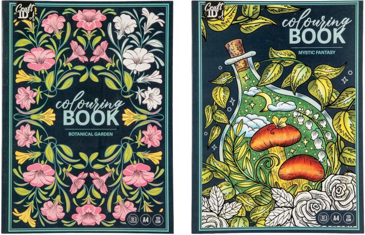 CCG Craftid Μπλοκ Ζωγραφικής 32 Φύλλων Colouring Book-2 Σχέδια-1Τμχ (CR501300) (0)