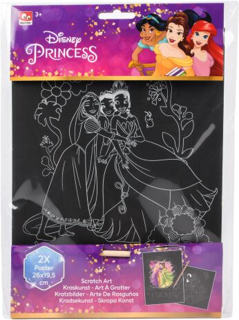 Canenco Disney Princess Scratch Art Αφίσα 26x19,5cm (DP22346) (0)