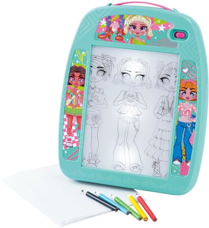 Playgo Σχεδιαστήριο Μόδας Fashionista Light Box B/O 16Τμχ (6037) (2)