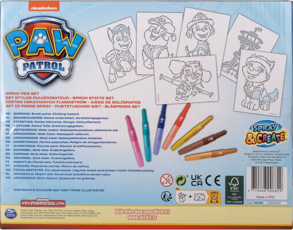 Canenco Paw Patrol Αερογράφος Set (PW22364) (2)