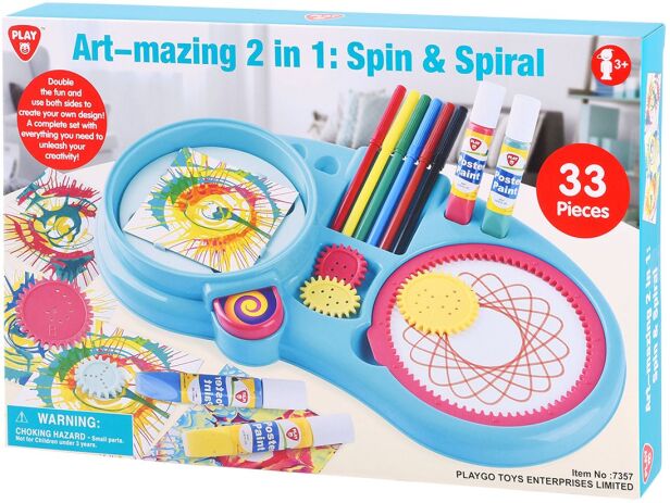 Playgo Art-Mazing Spin & Spiral 2 In 1 (7357) (0)