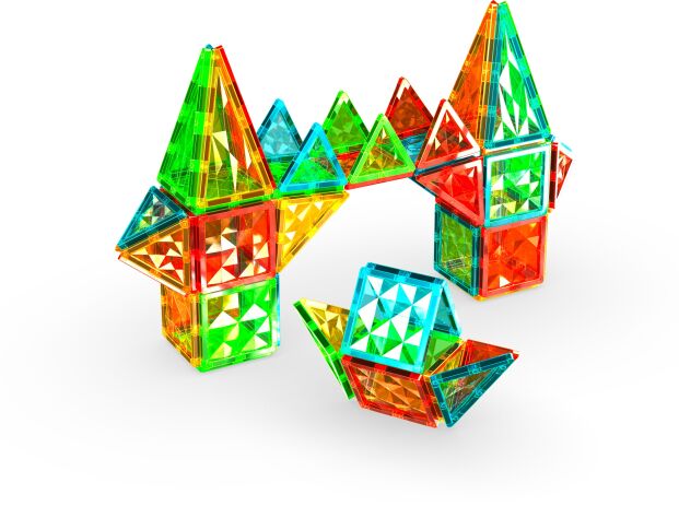 Geomag Magnetic Tiles Gems 60pcs. (PF.224.103.00) (1)
