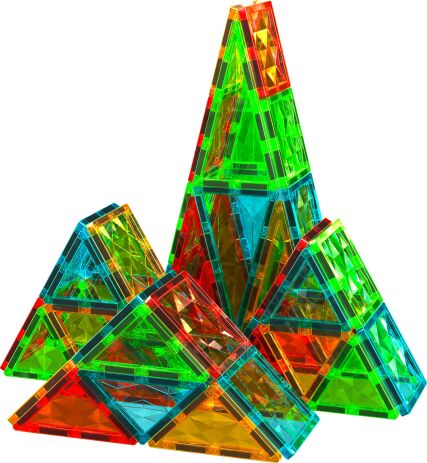 Geomag Magnetic Tiles Gems 60pcs. (PF.224.103.00) (3)