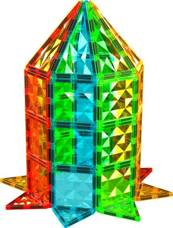 Geomag Magnetic Tiles Gems 60pcs. (PF.224.103.00) (4)