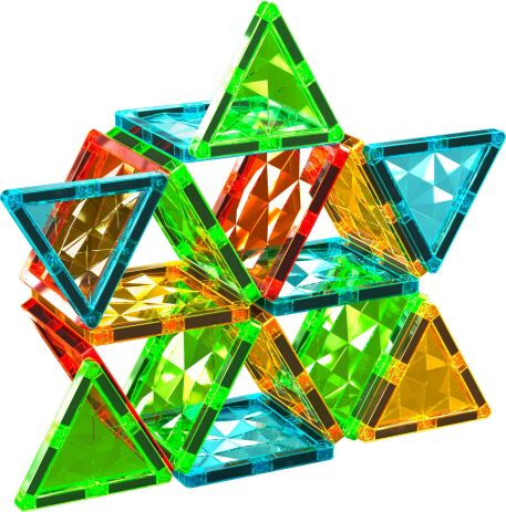 Geomag Magnetic Tiles Gems 60pcs. (PF.224.103.00) (5)