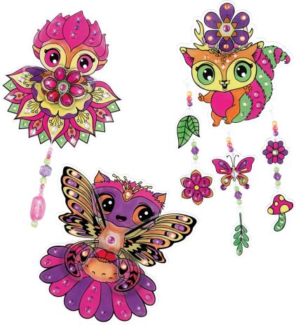 Nebulous Stars Window Charms (11030) (3)