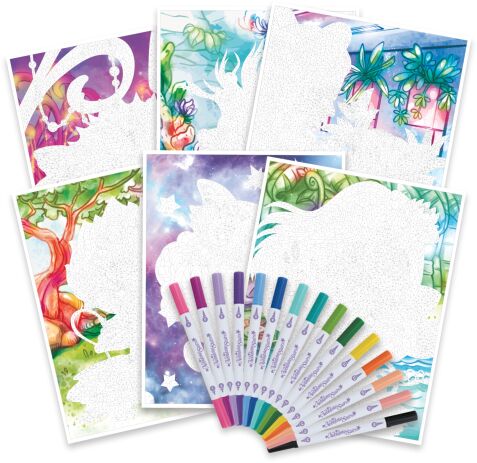 Nebulous Stars Color By Number Book Set-Mystery (11382) (1)