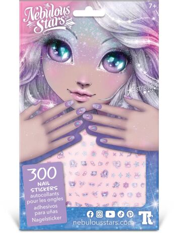 Nebulous Stars Nail Stickers-2 Σχέδια (11459) (0)