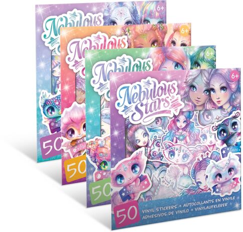 Nebulous Stars Decorative Vinyl Stickers-4 Σχέδια-1Τμχ (11460) (0)