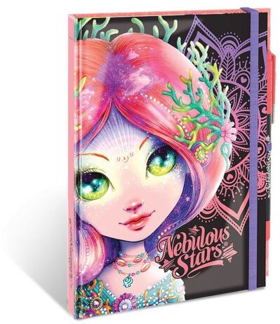 Nebulous Stars Deluxe Black Notebook-3 Σχέδια (11583) (2)
