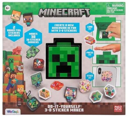 WT Minecraft Diy 3D Sticker Maker (14320) (0)