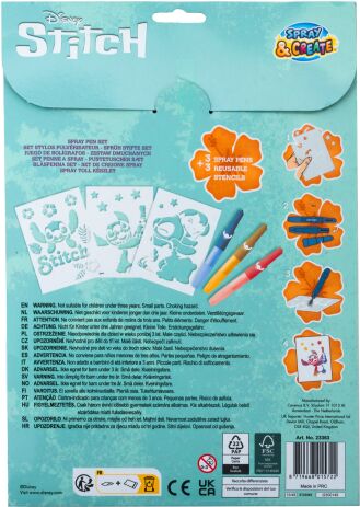 Can Stitch Αερογράφος Set Σε Φάκελο (ST23363) (1)
