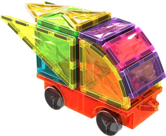 Geomag Magnetic Tiles Gems Vehicles 24pcs. (PF.224.211.00) (5)