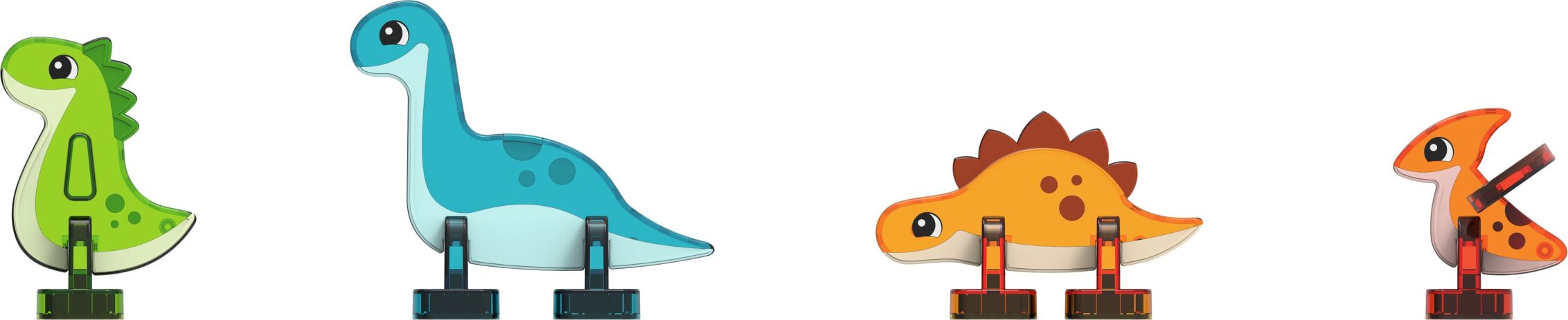 Geomag Magnetic Tiles Dino World 25pcs. (PF.224.221.00) (2)