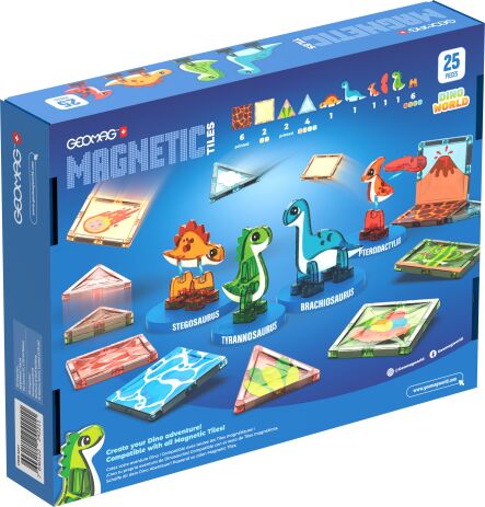 Geomag Magnetic Tiles Dino World 25pcs. (PF.224.221.00) (4)