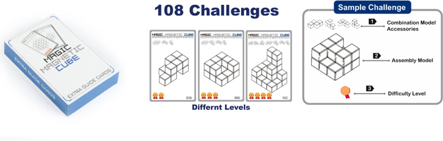 BW Magnetic Magic Cube Κύβος 108Τμχ. (730A-W) (4)