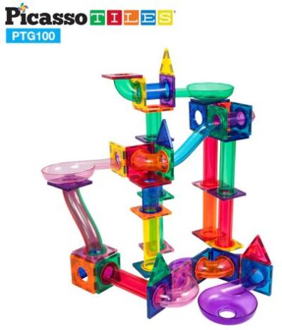 Picasso Tiles Magnetic Run Set 100Τμχ (PTG100) (2)