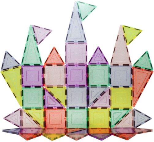 Picasso Tiles Pastel Glitter Building Set 48Τμχ (PTJ48) (1)