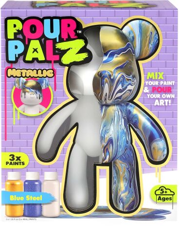 TMI Pour Palz-Αρκουδάκι Metallic W3 40ml-3 Σχέδια (G25016) (0)